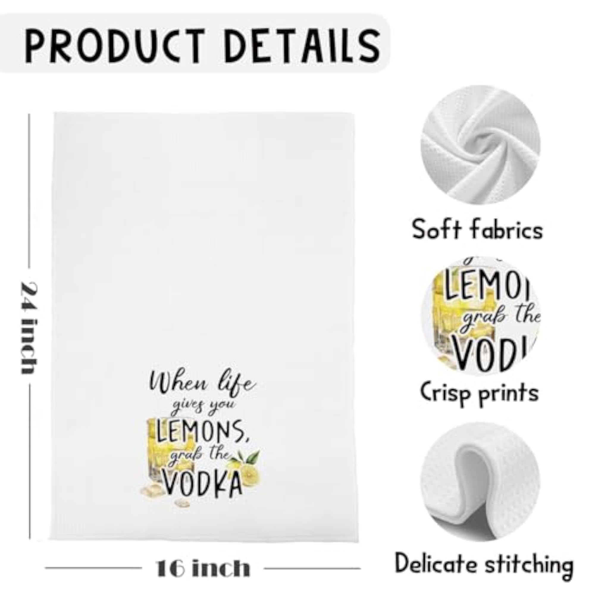 Kitchen Hand Towels Set -067vodka-GH-TOWEL
