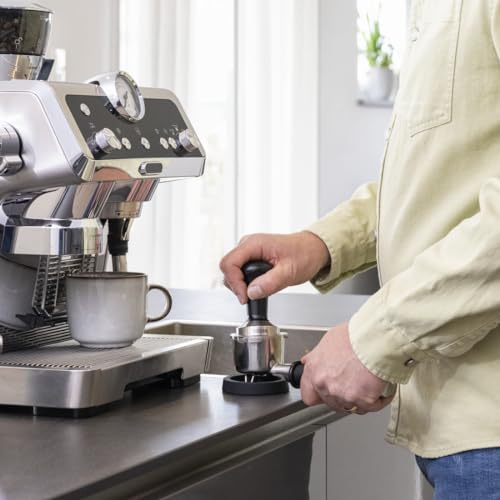 Xavax Coffee Tamper 51 mm with Silicone Tamper Mat (Barista Set with Coffee Tamper Stainless Steel Tamper Base 51 mm and Tamper Tray Non-Slip Espresso Stamp for Coffee Powder, Portafilter Machine) - Image 5