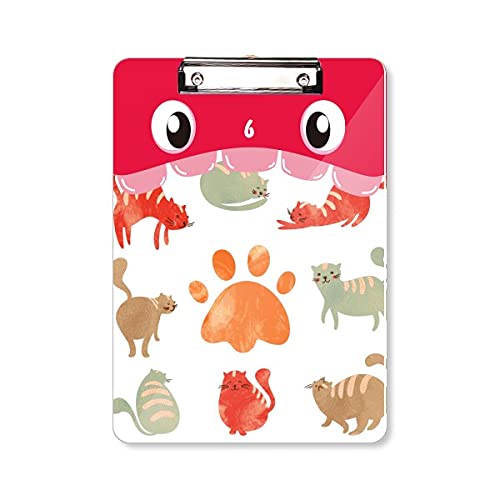 Petit chat famille bloc-notes A4 pour rendre l'étude plus joyeuse