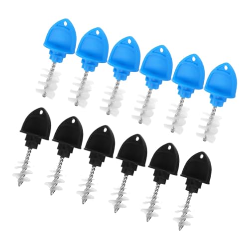 OFFSCH 12Pcs Draft Beer Tap Plug Cleaning Brush Beer Faucet Cap Plugs for Kegs for Home Brewing Beverage Equipment Maintenance Options