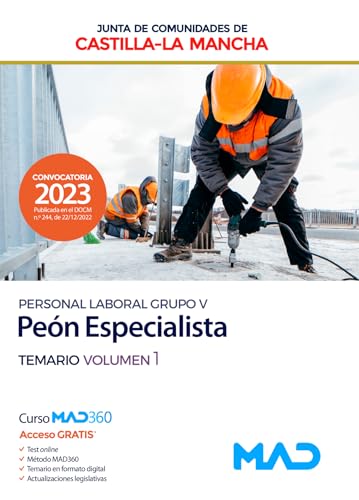 Peón Especialista . Temario Volumen 1