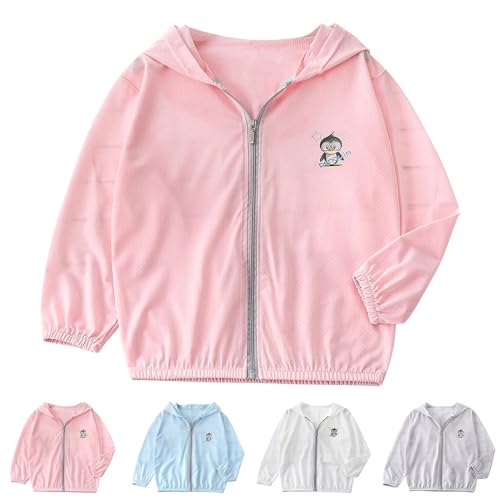 Toddler UPF 50+ Sun Proof Clothing Lightweight Breathable Zipper Long Sleeve Hiking Jacket Winter Coat for Kids3