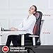 Snailax Shiatsu Full Back Massager with Heat, Chair Massager for Neck and Back Shoulders,Gel Modes Massage Cushion,Adjustable Height Massage Seat, Mothers Day Gifts for Mom,Dad
