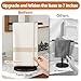Towel Holder Stand, Stainless Steel Hand Towel Holder Rack for Bathroom Countertop, S-Shape Free Standing Towel Bar Holds 2 Towels for Kitchen Countertop, Black