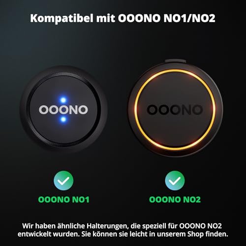 SUPMEGA Magnetische Autohalterung für OOONO CO-Driver NO1, Robuste Metall-Autohalterung mit Eingebauten Magneten, kompatibel mit OOONO NO1 Blitzerwarner