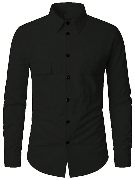 Image of Luxrio Textured Shirts for Men || Casual Shirt for Men || Shirt for Men|| Men Stylish Shirt || Men Fancy Shirt || Men Full Sleeve Shirt || Plain Shirts for Men SHT-SEER-