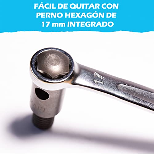Miniatura 5 de Adaptador De Barrena Para Mezcladora M14 Mezcladora De Pintura Y Cola, Mezcladora De Mortero Para Agujeros De Poste, Estacas, Vallas Con Fácil Extracción