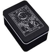 Metal Tarot Box - Contenedor De Cartas, Mystic Storage | Caso De