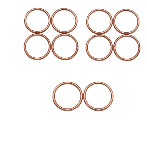 Junta Junta De Motor Para Motocicleta Para KDX200 1989-2006 KDX220R KDX220SR KX125 ZR1100 Colector Escape 46 Mm Sellos(10 piezas)