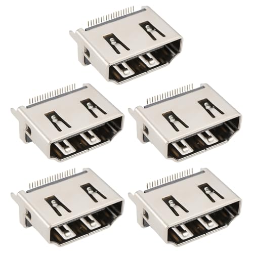 OTOTEC Conector HDMI 5 unidades, 19 pines, hembra miniatura 1