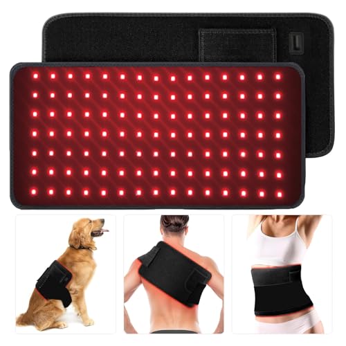 Cabpay Red Light Pad for Body-105pcs LED 660nm Red Light and 850nm Near Infrared Light Devices Wearable Wrap,Ideal Gift for Women,Men