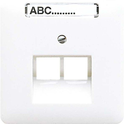 Preisvergleich Produktbild Jung CD569-2NAUAWW Abdeckung für IAE / UAE-Anschlussdose