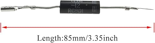 Miniatura 2 de Acoeitl CL04-12 - Diodos de microondas de alto voltaje para reparación de diodos compatibles con WB27X10597 W10492276 piezas reemplazables 4512,