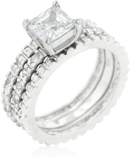 Bridal Triple Ring Set Size 9