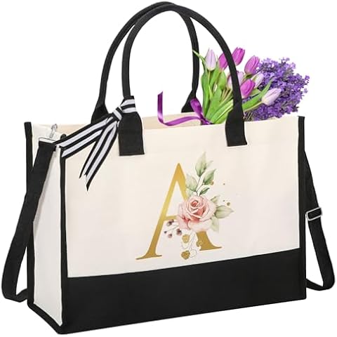 Personalised Canvas Tote Bag for Women Cover