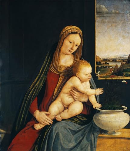 Pinturas murales retro para vestir paredes vacias con el cuadro de Andrea Solario