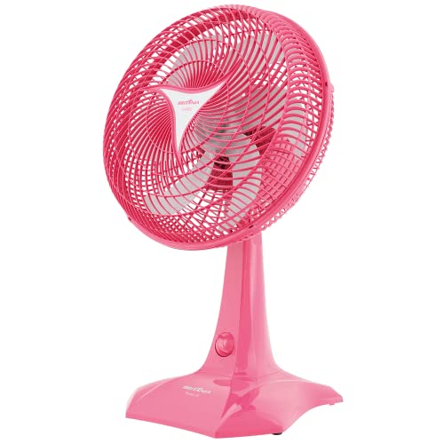 Ventilador Britânia Protect 30, 127V, Rosa, 3 velocidades, Hélice de 6 pás, Potência 55W