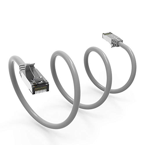 Cable Ethernet Cat8 de 5 pies gris miniatura 2