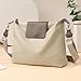 Large Crossbody Bag for Women Fabric Nylon Casual Commuter Bag Trendy Fashion Hobo Shoulder Bag Ladies Travel Handbag