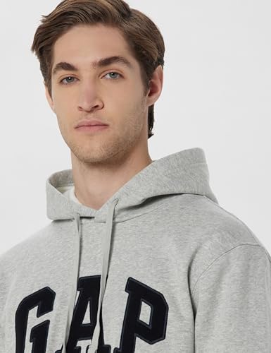 Image of Gap Men Embroidered Relaxed Fit Full Sleeve Hoodie