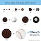 SOFTTOUCH 4990595N Nail on Heavy Duty Felt Pads for Wood Furniture to Protect Your Hard Floor Surfaces from Scratches, 1 I.