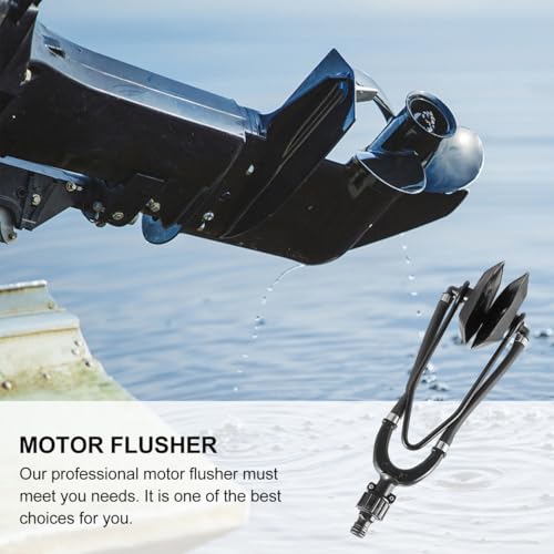 Ohr Spülung Universalboot Dual Feed Motor Flusher Dual Input Design Rechteckige Tasse Motor Flusher Ohren Außenborder für Marineboot Schiff Ohren Spülen