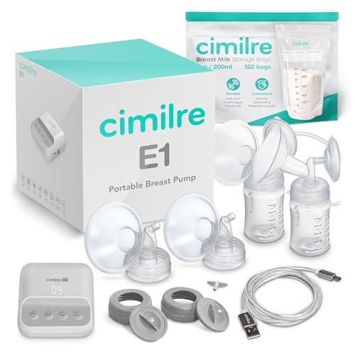 Extractor de leche eléctrico doble portátil E1 miniatura 1