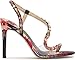 Jessica Simpson Women's Jaycin Embellished Heeled Sandal, Black Combo Blossom Burst Print, 8