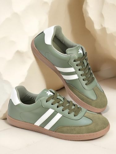 Image of Cantabil Casual Sneaker Shoes for Men l Lightweight & Comfortable with Cushioned Insole PU (Polyurethane) Upper TPR Sole Lace-Up Closure (P MFTW00140)