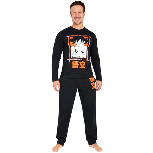 Dragon Ball Z Pijama Invierno Set para Hombre, Camiseta y