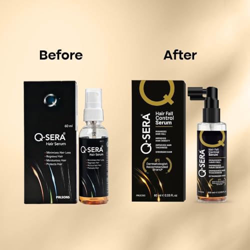 Image of QSERA Hair Growth Serum 20 Days Hair Fall Control Solution|Dermatologist-Recommended|Strengthens Roots, And Promotes Thicker, Healthier Hair|Proven Choice| Superior Over Redensyl, For Men & Women