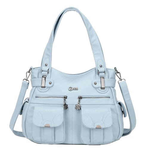 Image of KL928 Women's Large Purses Handbags PU Leather Multi-Pocket Shoulder Bag | Large
