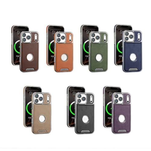 Coque iPhone 17 Pro Max en cuir plaqué design mince luxe
