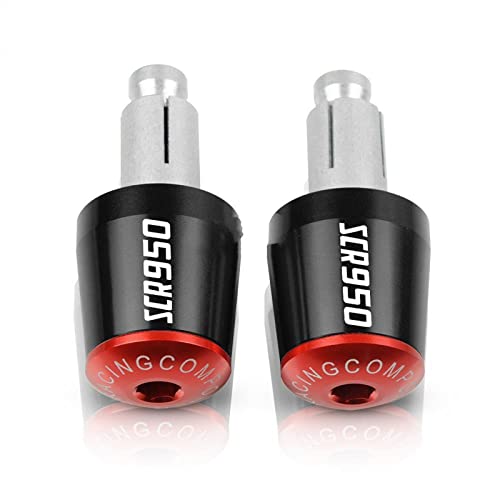 �o�C�N���i �ɓK�����郄�}�n SCR950 SCR 950 2017 2018 2019 2020 2021 2022 �I�[�g�o�C 7/8 "22 �~�����[�g���n���h���o�[�n���h�O���b�v�n���h���o�[�G���h�L���b�v�v���O�J�o�[(Black red)