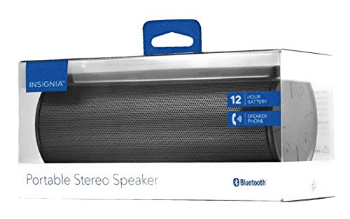 insignia portable bluetooth stereo speaker
