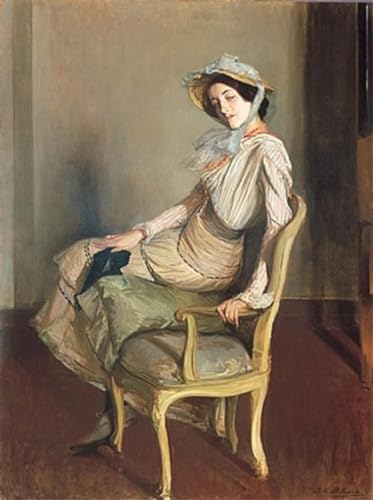 Affiche toile Jacques Emile Blanche pour une décoration de salon élégante en 60x90cm