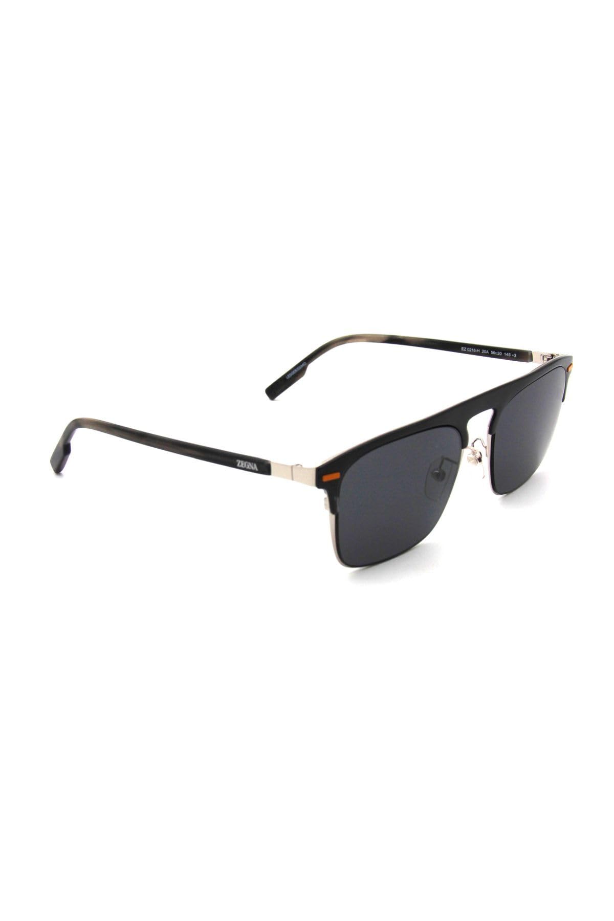 Zegna EZ0216-H 20A Sonnenbrille, Unisex, Erwachsene, mehrfarbig (mehrfarbig), Einheitsgröße