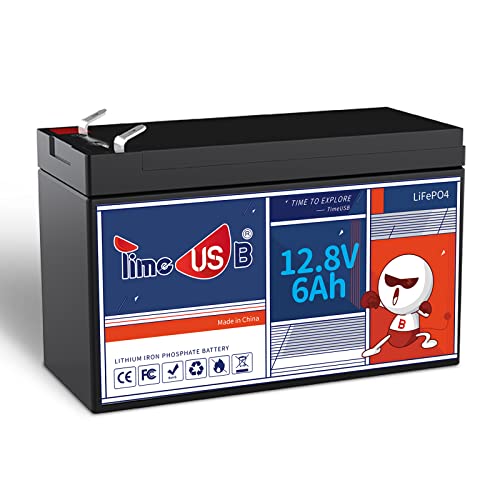 Amazon | Timeusb リン酸鉄リチウムイオンバッテリー LiFePO4