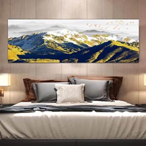 Toile murale art moderne paysage de mer impression haute définition sur textile mat 30x90cm
