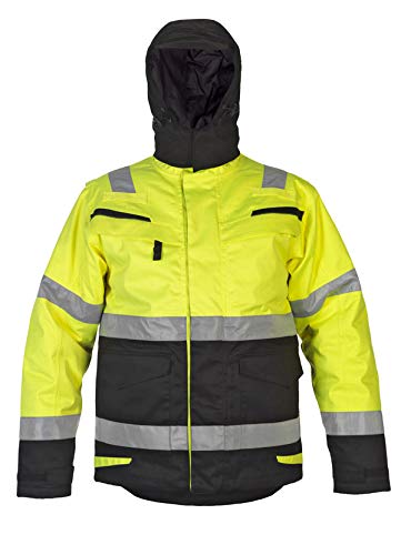 Parka d'hiver haute visibilité Matlock 043715yb-l en Jaune et Noir taille Grand
