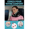 Oreiller De Voyage FLOWZOOM Dream - Mousse Mémoire - Support Cervical Réglable