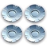 FUSCH 4-Pack Chrome Wheel Center