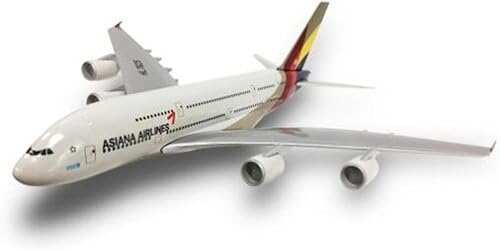 Miniatura 4 de ZEZEFUFU Simulación 1:400 Asiana Airlines A380 Avión Metal Avión Modelo para Colección Regalo Aviación Ciencia Exposición Modelo