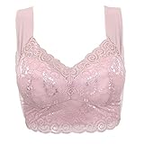 Watopia Sujetador para mujer, paquete de 1 unidad, cómodo, push up, yoga, talla grande, sujetador de encaje, chaleco sin anillo de acero, sujetador deportivo, sin sensación bralette, material