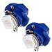 cciyu 20 Pack Car T5 B8.4D 5050 1SMD LED Lamps Dashboard Side Indicator Lights (blue)