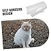 Totority 1Set Cat Couch Protector Transparent Self Adhesive Scratch Film for Furniture Protection with Fixing Pins Durable Cat Scratching Guard for Sofas and Doors