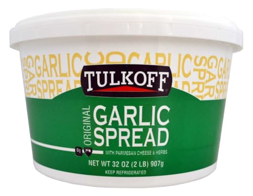 Tulkoff Garlic Spread – 2 Pound Tub – Ready-to-Use Garlic
