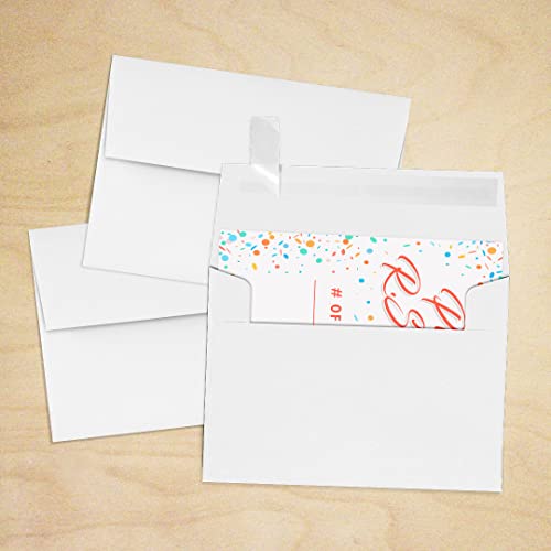 A1 Invitation Envelopes (3 5/8 X 5 1/8) - 70Lb. Bright White (50 Qty.) #TOP6
