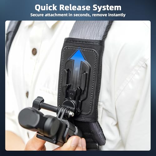 Support sac à dos Pocket 3 libérant les mains, sangle DJI Osmo Pocket - 7