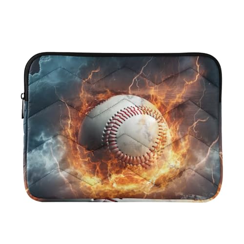 Funda para portátil Fire Baseball Lightning 13-14 pulgadas